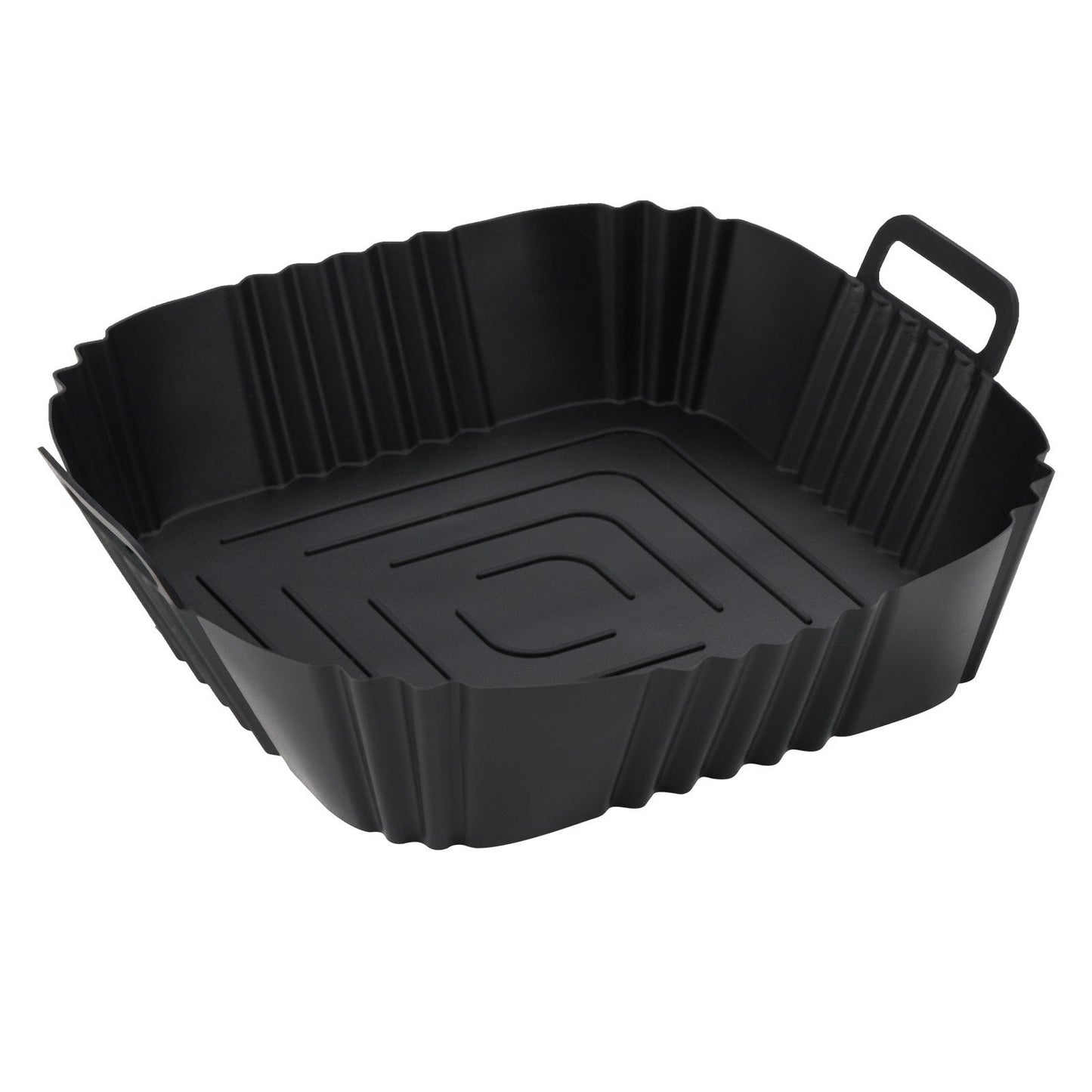 Silicone Air Fryer Liner - Non-Stick Baking Pan for Pizza & Fried Chicken, Reusable Fryer Liner