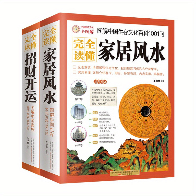 Feng Shui and Chinese survival culture encyclopedia set on attracting wealth and good fortune, with answers to 1001 home living questions. Published by Wan Juan Publishing Company for ages