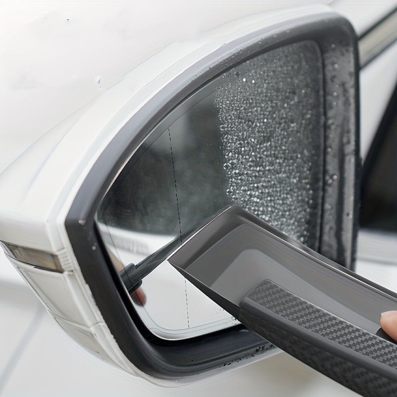 Flexible silicone car water squeegee for streak-free drying and winter car care.