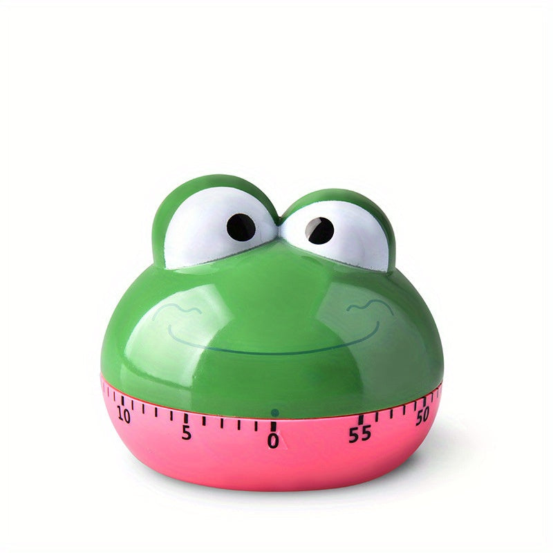 Adorable Cartoon Animal Kitchen Timer - 60-Minute Mechanical Count-Down Timer - Battery-Free - Made of Sturdy Plastic - Perfect for Cooking, Exercise, Beauty, Study - Must-Have Kitchen Tool - Ideal for Dorms - Great Gift Option