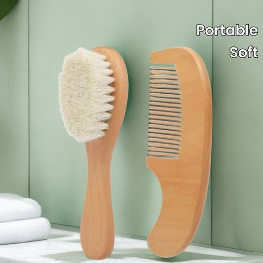 Sleek Wooden Hair Comb with Soft Bristles for Gentle Detangling, Relaxing Head Massage, and Invigorating Scalp Stimulation - Convenient, Stylish, and Comfortable Design for Effortless Hair Care