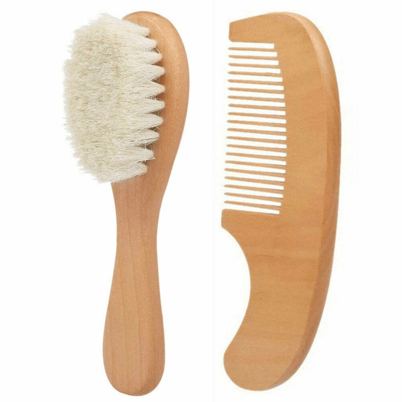 Sleek Wooden Hair Comb with Soft Bristles for Gentle Detangling, Relaxing Head Massage, and Invigorating Scalp Stimulation - Convenient, Stylish, and Comfortable Design for Effortless Hair Care