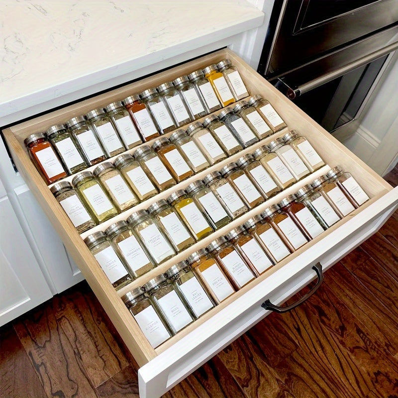 The kitchen now has an open-type adjustable stacking staircase rack.