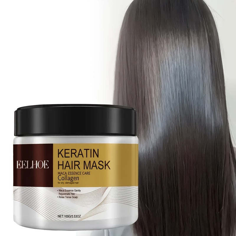 Keratin Hair Mask for Normal Hair: Hydrates & Nourishes for Soft Silky Hair