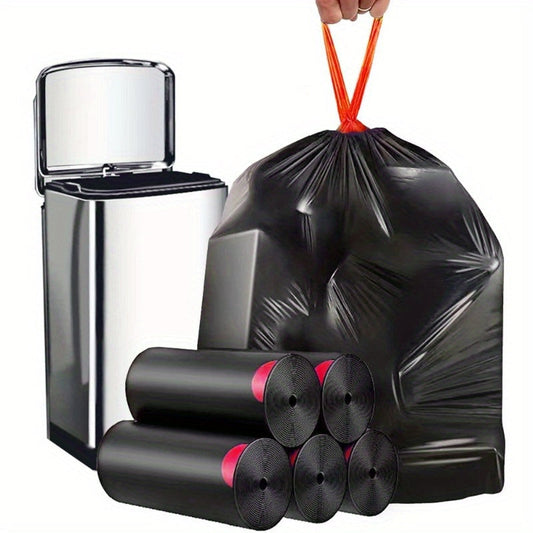 Get 2 packs of Heavy Duty Black Trash Bags in Extra Large Size - Great for Home, Hotel, or Supermarket Use - Perfect for Yard Waste and Trash Disposal