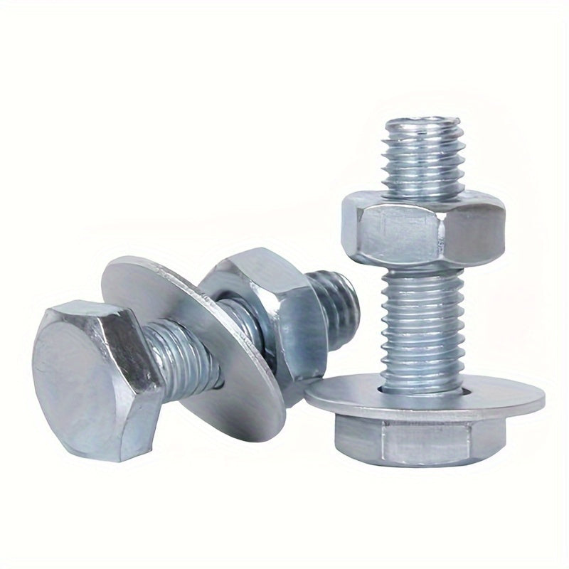 A bundle of 10 universal air conditioner bracket mounting bolts, suitable for non-electric elevator bucket screws and various HVAC refrigeration installation accessories.