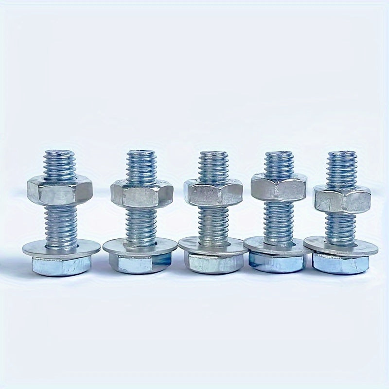 A bundle of 10 universal air conditioner bracket mounting bolts, suitable for non-electric elevator bucket screws and various HVAC refrigeration installation accessories.