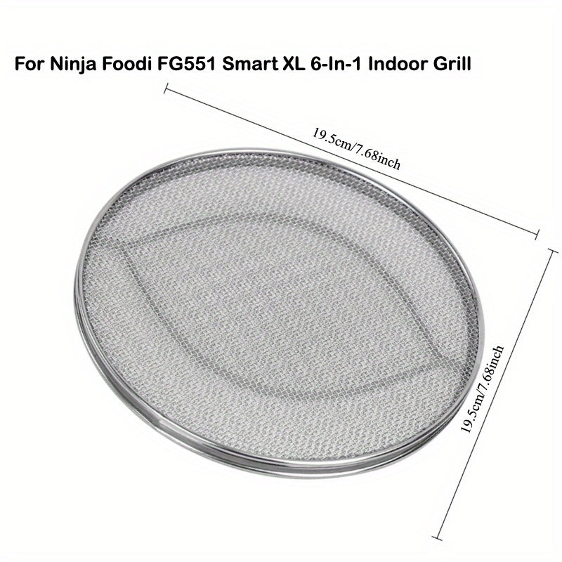 Protect your Ninja Foodi Grill with this stainless steel mesh cover shield. Compatible with FG551, IG651, IG601, AG301 Smart XL 6-in-1 & 5-in-1 Indoor Grills, this cooking splatter protector will keep your kitchen clean while you cook.