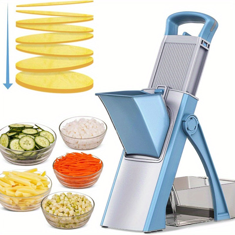 Durable ABS Material Kitchen Slicer - Versatile, Safe, and Easy-to-Use for Cutting Fruits, Vegetables, and Potatoes