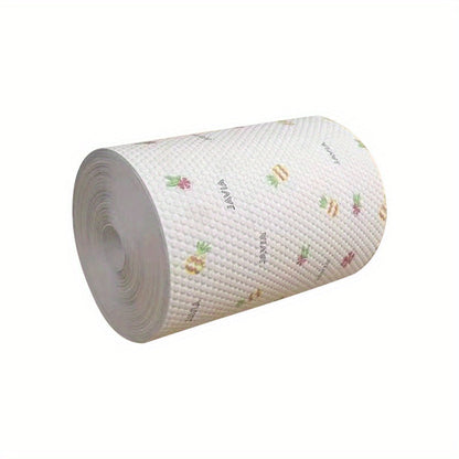 400 disposable kitchen dishcloths come in a roll, perfect for both wet and dry use. These convenient rags can also be used as cloth paper towels for easy cleanup.