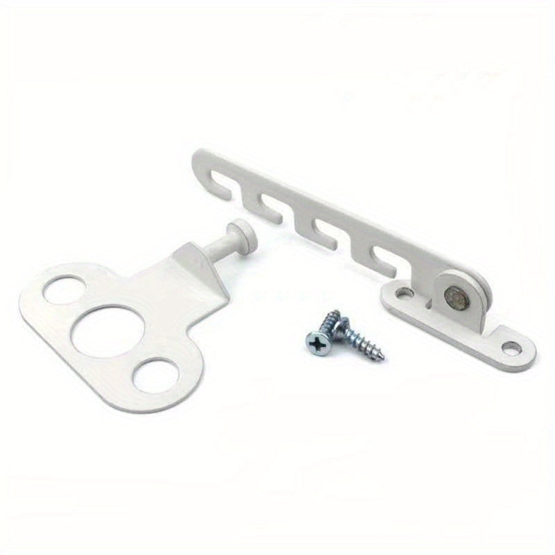 Bracket for Child Safety and Wind Brace Retainer for Limiting Wind Ventilation on Inner Opening Doors and Windows made of Mild Steel