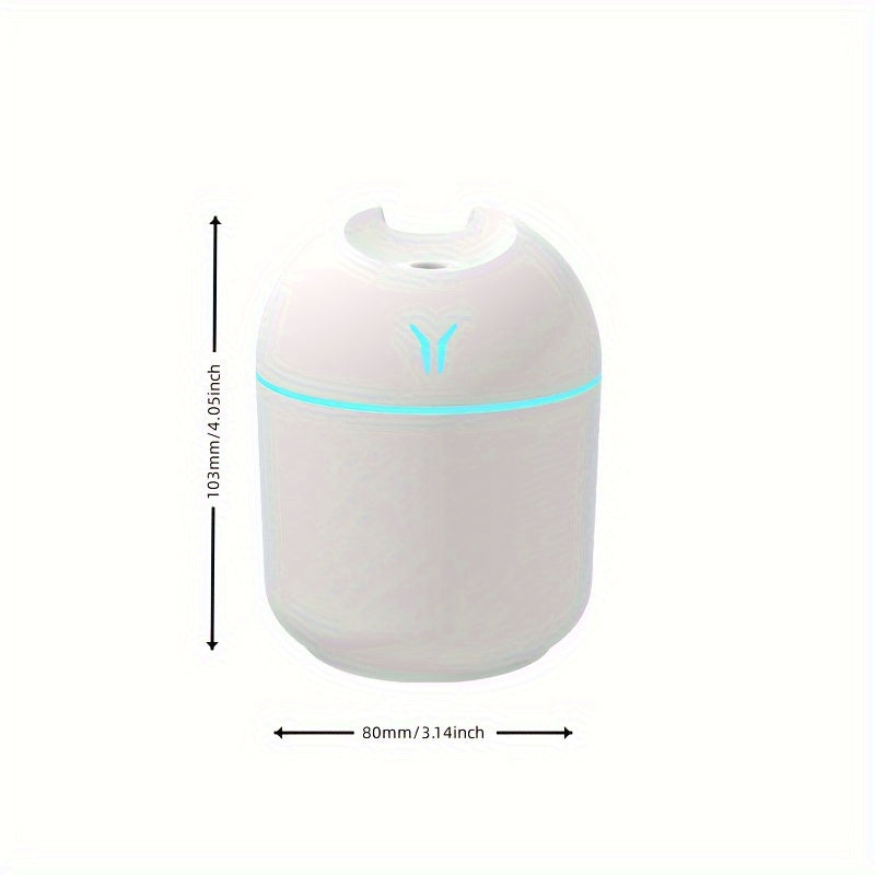 USB quvvatlangan Aroma Mist Diffuser va Namlagich, uy, ofis va yotoqxona uchun ideal, xonani yangilovchi havo, o'simliklarni oziqlantirish va shovqinsiz ishlashni ta'minlaydi.