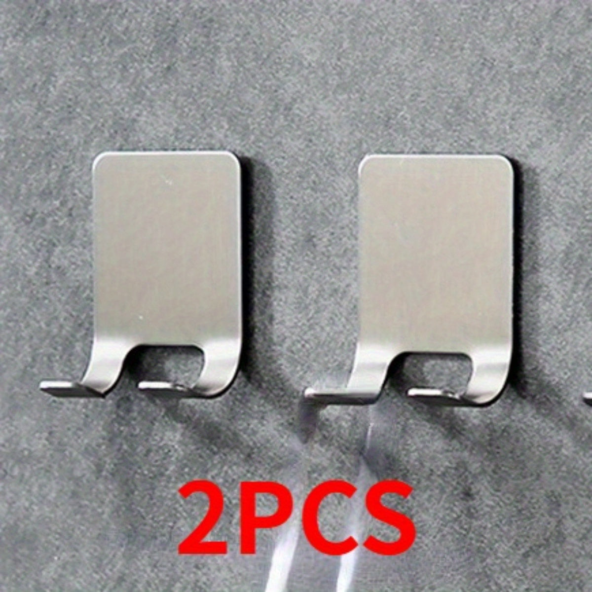 2-Pack Wall Mounted Razor Holder for Bathroom with Durable Adhesive Hooks