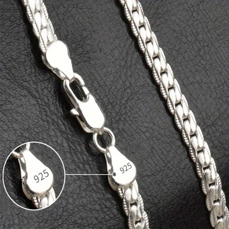 Chic 20" Silver Necklace Chain - Perfect for DIY Jewelry and Special Events