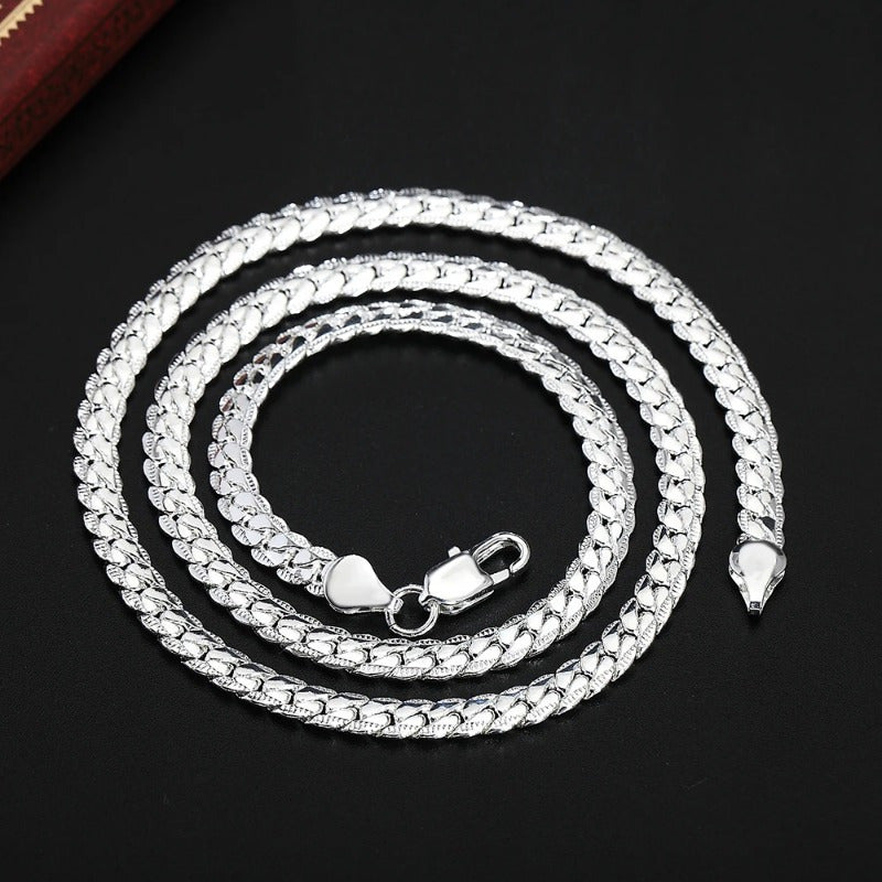 Chic 20" Silver Necklace Chain - Perfect for DIY Jewelry and Special Events