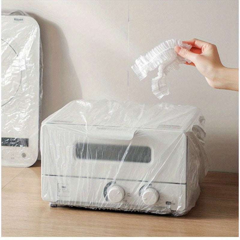 50 extra thick disposable kitchen covers, designed to resist oil and cockroaches, suitable for use with pots, ovens, and more, perfect for winter season.