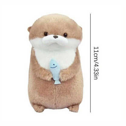 Cute hugging otter plush toy