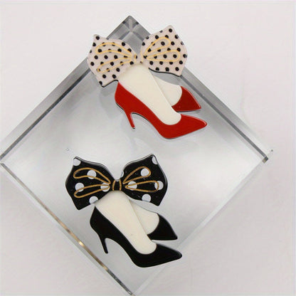 Stylish High-Heeled Shoes Brooch: A Fashionable and Distinctive Accessory for Every Occasion