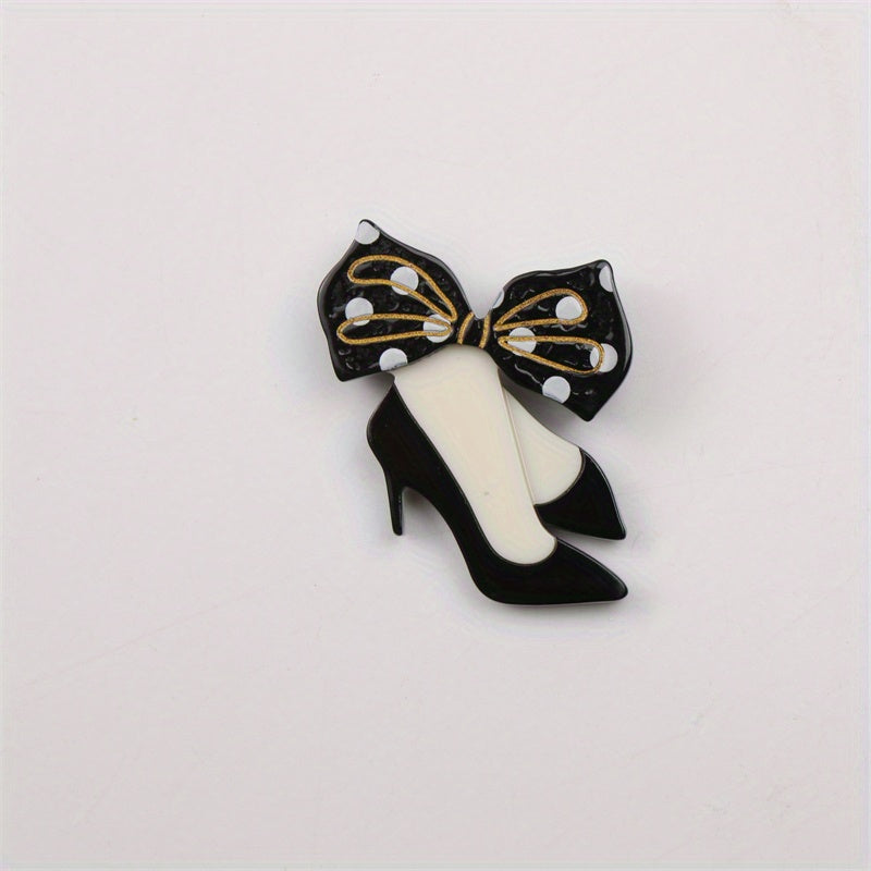 Stylish High-Heeled Shoes Brooch: A Fashionable and Distinctive Accessory for Every Occasion