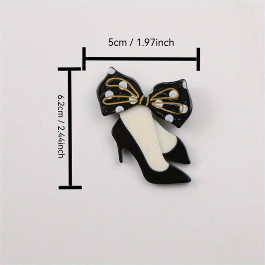 Stylish High-Heeled Shoes Brooch: A Fashionable and Distinctive Accessory for Every Occasion