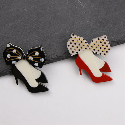 Stylish High-Heeled Shoes Brooch: A Fashionable and Distinctive Accessory for Every Occasion