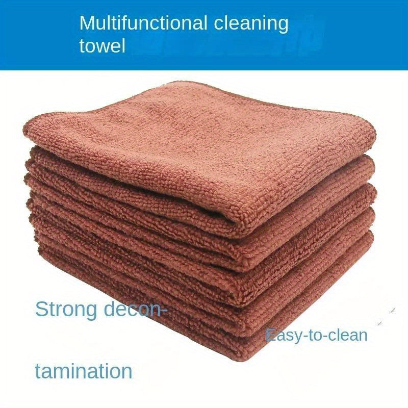 Premium Kitchen Cleaning Cloths - Set of 5, Super Soft and Absorbent Towels for Coffee Machines, Milk Tea Shops, and Home Use - Made with a Durable Blend of Polyester and Acrylic, Perfect for All Cleaning Tasks in the Kitchen