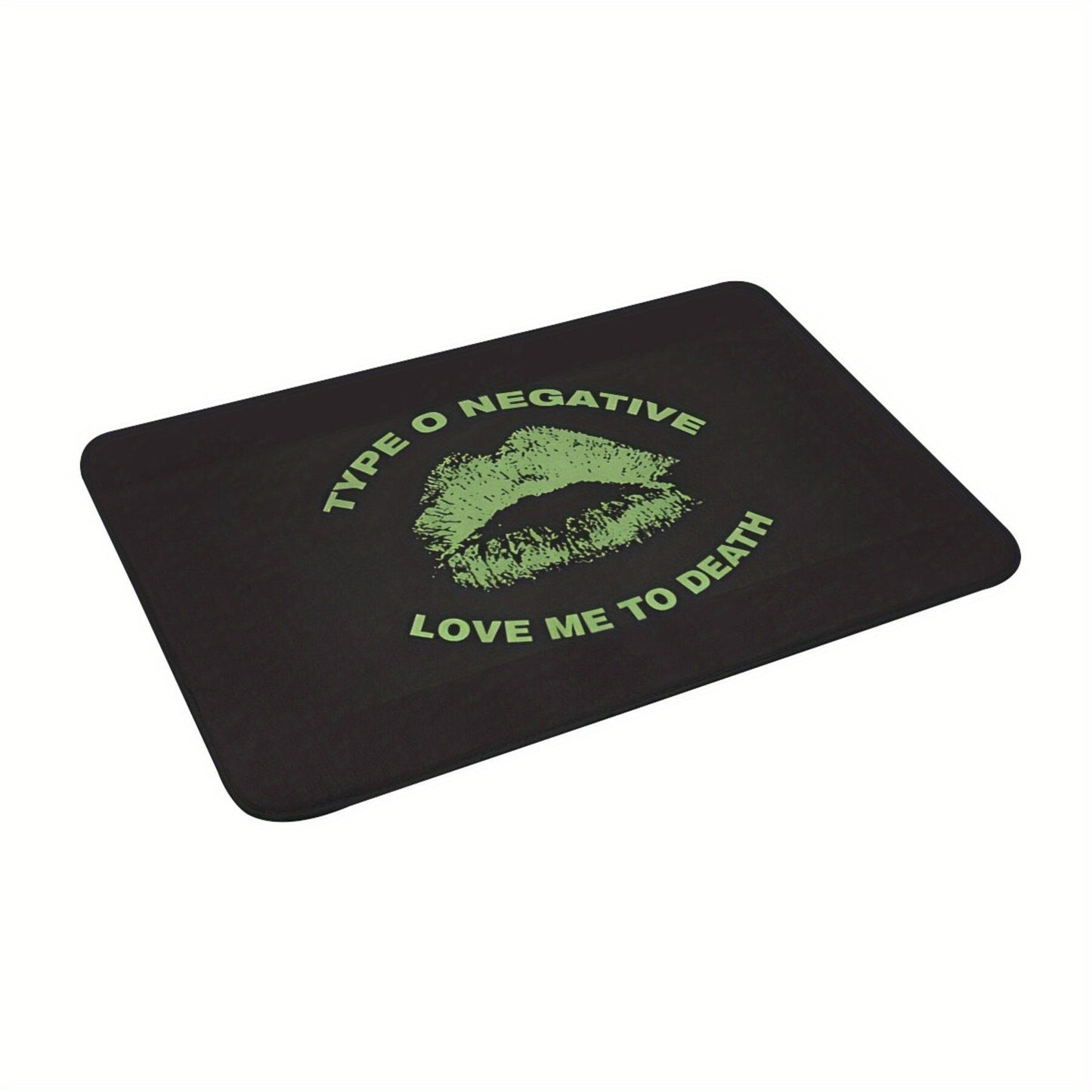 Non-Slip Doormat Inspired by Art from Type O Negative - Easily Washable, Light Polyester Rug for Adding Style to Your Living Room & Hallway