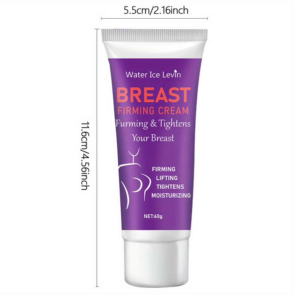 Firming cream for women with jojoba oil, caffeine, and hydrating properties to tighten and lift the body. Moisturizes and massages bust, stomach, thighs, and arms. 60g.