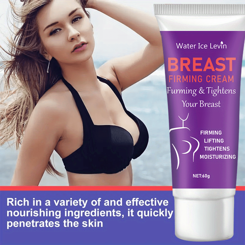 Firming cream for women with jojoba oil, caffeine, and hydrating properties to tighten and lift the body. Moisturizes and massages bust, stomach, thighs, and arms. 60g.