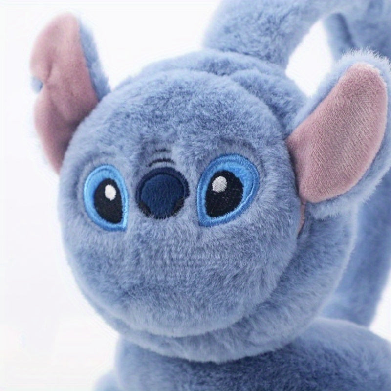 Cozy and Cute Cartoon Ear Warmers - Stitch Plush Earmuffs Ideal for Winter, Birthdays, and Christmas, Ear Cushions, and Ear Bags