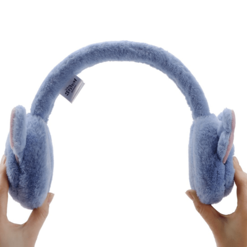 Cozy and Cute Cartoon Ear Warmers - Stitch Plush Earmuffs Ideal for Winter, Birthdays, and Christmas, Ear Cushions, and Ear Bags