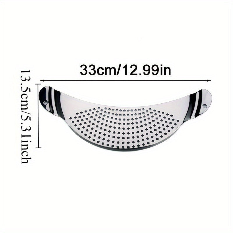 Stainless Steel Handheld Strainer - Ideal for Straining Pasta, Vegetables, and Fruits, Convenient Kitchen Tool for Easy Cleaning