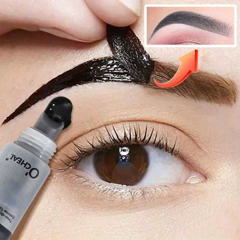 Waterproof eyebrow gel for long-lasting color