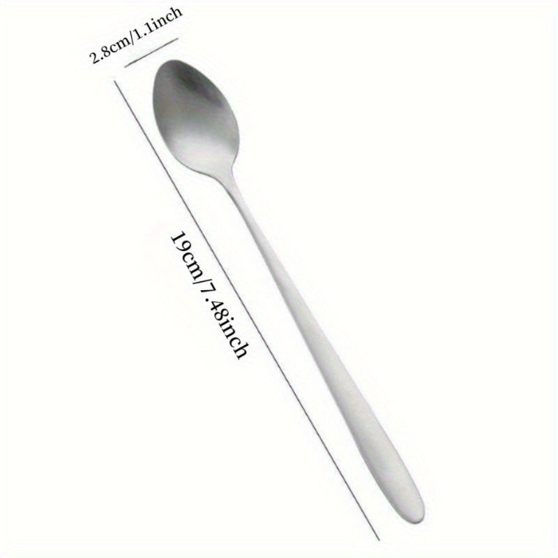 Engraved Stainless Steel Spoon for Close Friends - Ideal Christmas or Friendship Gift, 19.05cm Silver Dessert Spoon