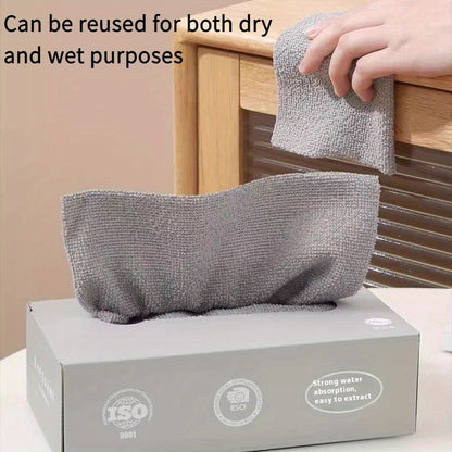 Set of 20 Ultra-Soft Microfiber Cleaning Cloths - Highly Absorbent, Resistant to Oil Stains, Ideal for Kitchen & Household chores, Machine Washable & Eco-Friendly, Great for Cleaning Dishes, Furniture & Outdoor Spaces, Versatile Cleaning Essential