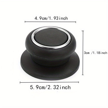 Set of 2 Pot Lid Knobs - Simple to Install, Bakelite Handles that are Heat-Resistant for Cookware & Kitchen Utensils, Long-lasting and Dishwasher Safe