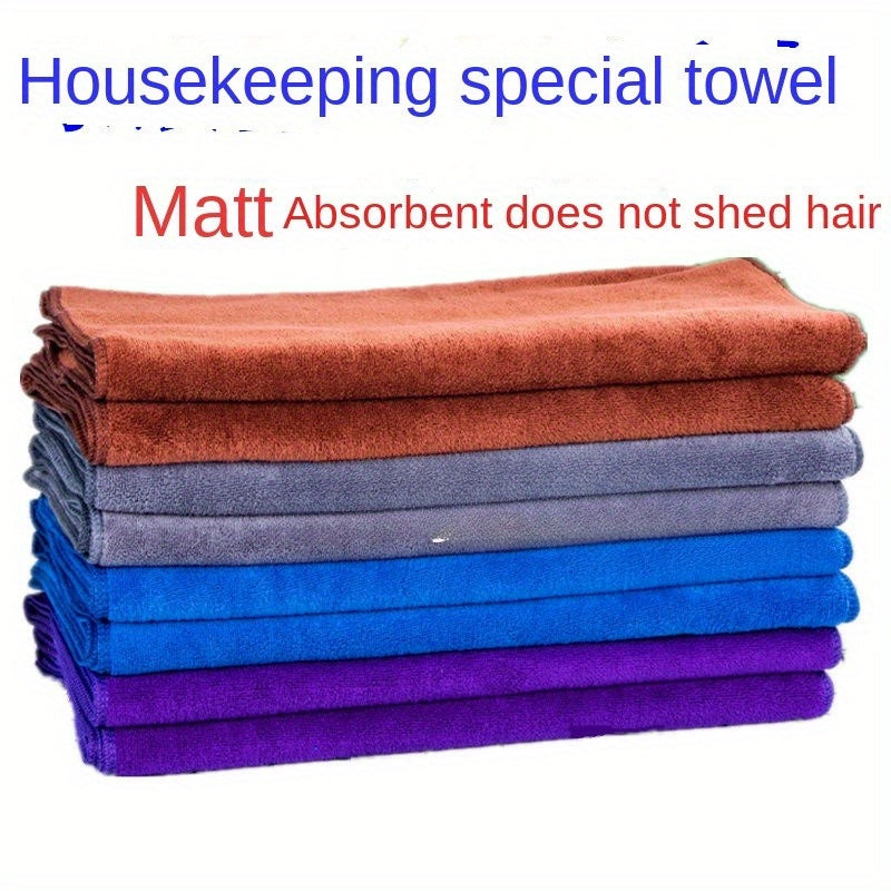 Special towel cleaning cloth designed for housekeeping and cleaning tasks. This cloth is thickened, highly absorbent, non-shedding, and suitable for floor wiping, glass cleaning, car washing, and use as a tablecloth.