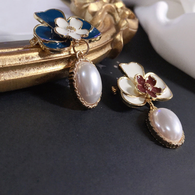 Stylish Baroque Brooch Corsage with Floral Plant Design – Perfect Accessory for Female Party Outfits