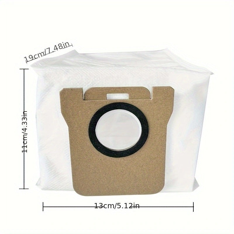 Vacuum Dust Bags for Dream L20 Ultra and Dreamtech L10 Ultra/L10s Ultra Robotic Vacuums - 5 Pack, Large Capacity 108.2oz, Includes Self-Empty Base and Cloth Filter Accessories