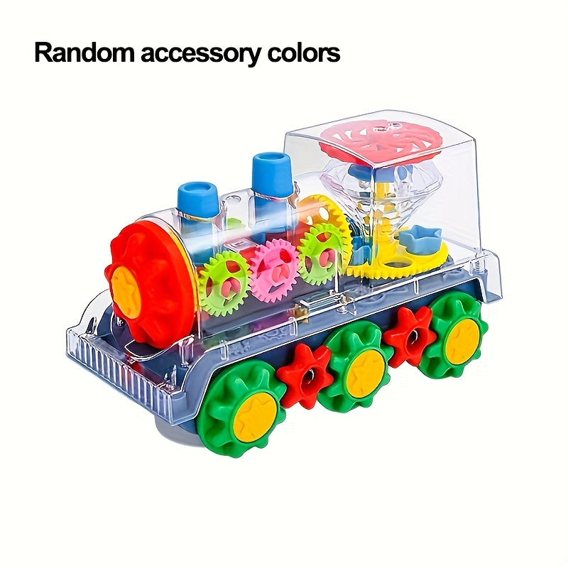 Perfect for the holiday season, the WELLFAR Magical Transparent Train Toy is equipped with dazzling lights, captivating music, and 360° action. This interactive toy is an ideal Christmas gift for children aged 3-6, providing hours of entertainment and