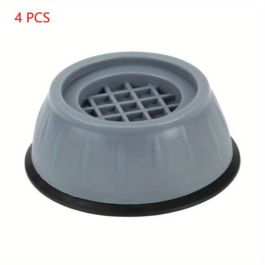 Durable Anti-Slip Washer Feet Cushions designed with Shock-Absorbing technology, Noise Reduction Laundry Room Floor Protectors 4-Pack made of PP Material. These pads are best washed by hand for long-lasting use.