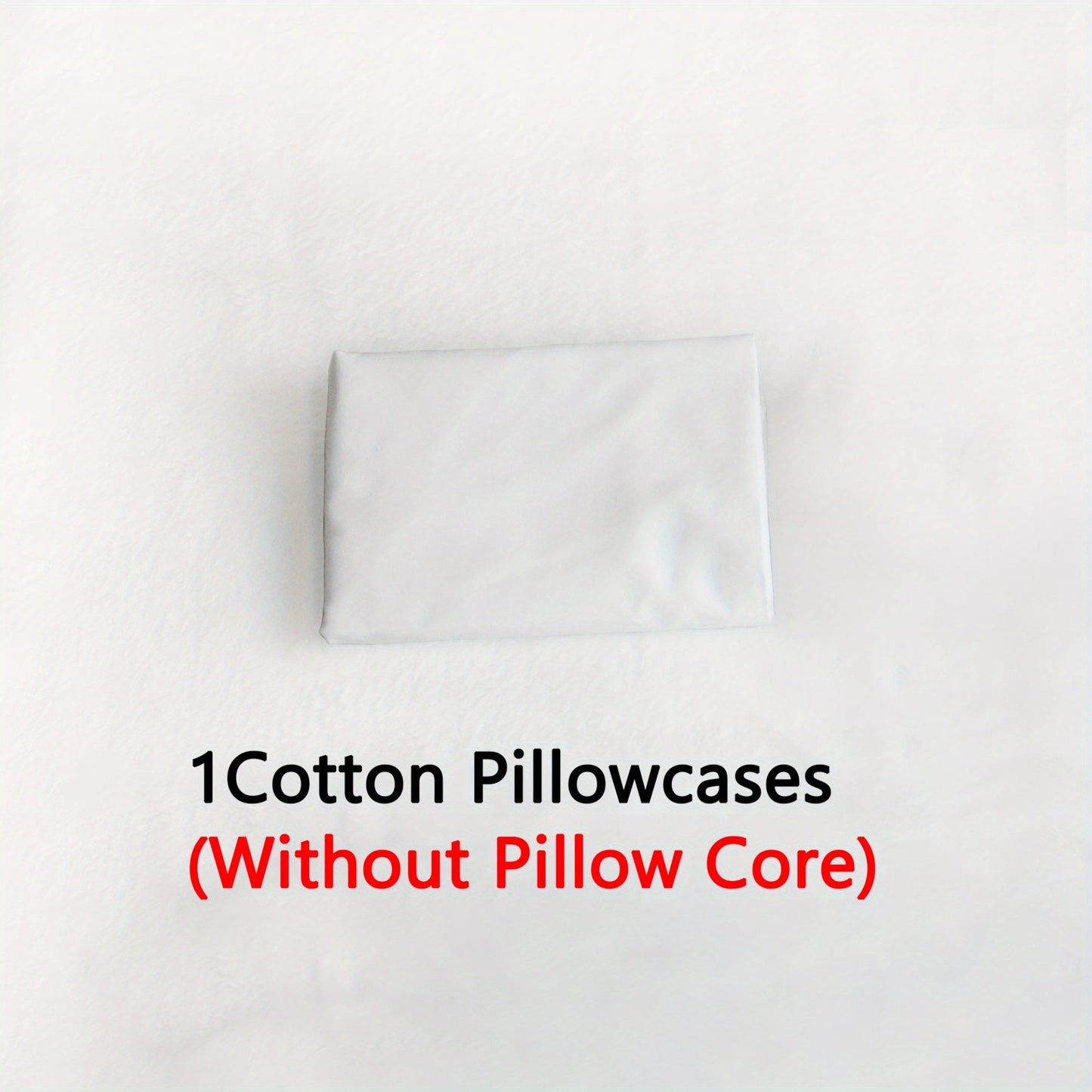 One piece of 100% Pure Natural Fiber Pillowcase, Perfect for Bedroom, Guest Room, Hotel or as a Gift.