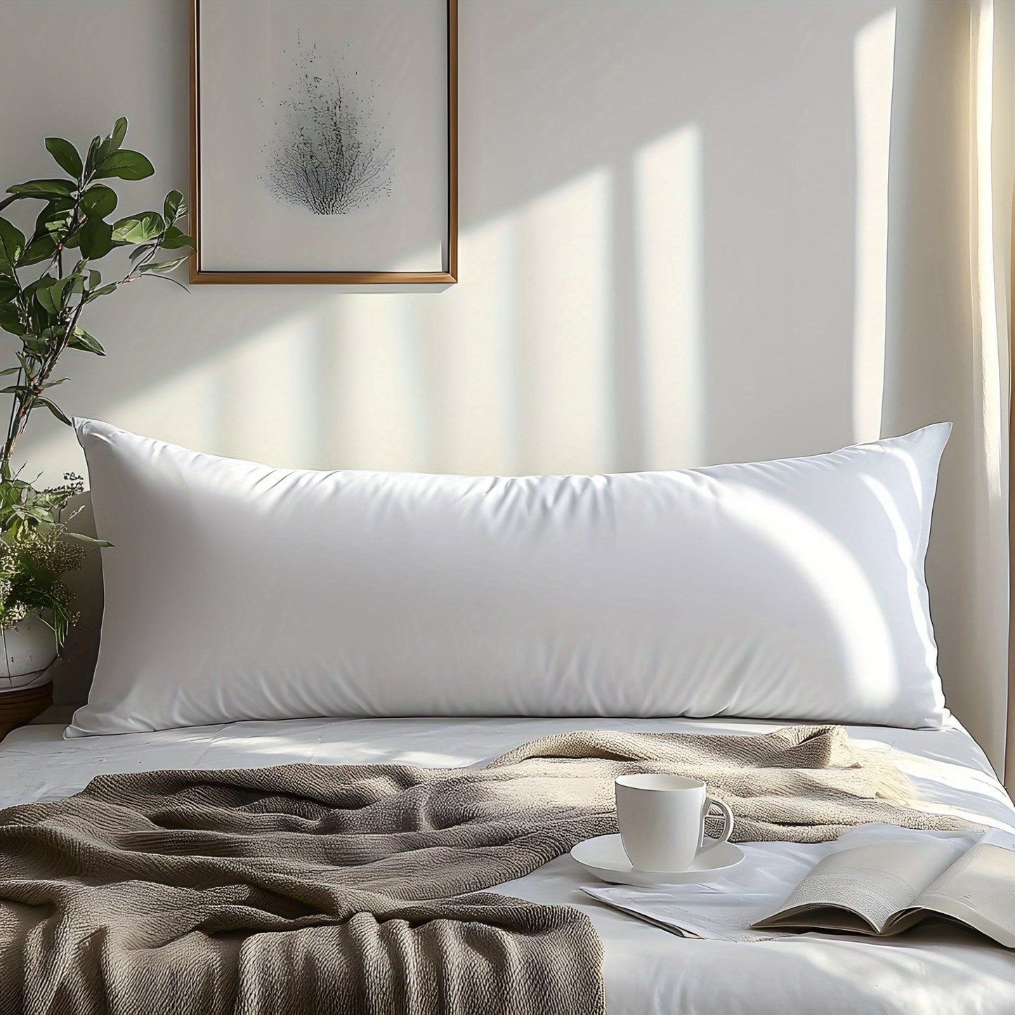 One piece of 100% Pure Natural Fiber Pillowcase, Perfect for Bedroom, Guest Room, Hotel or as a Gift.