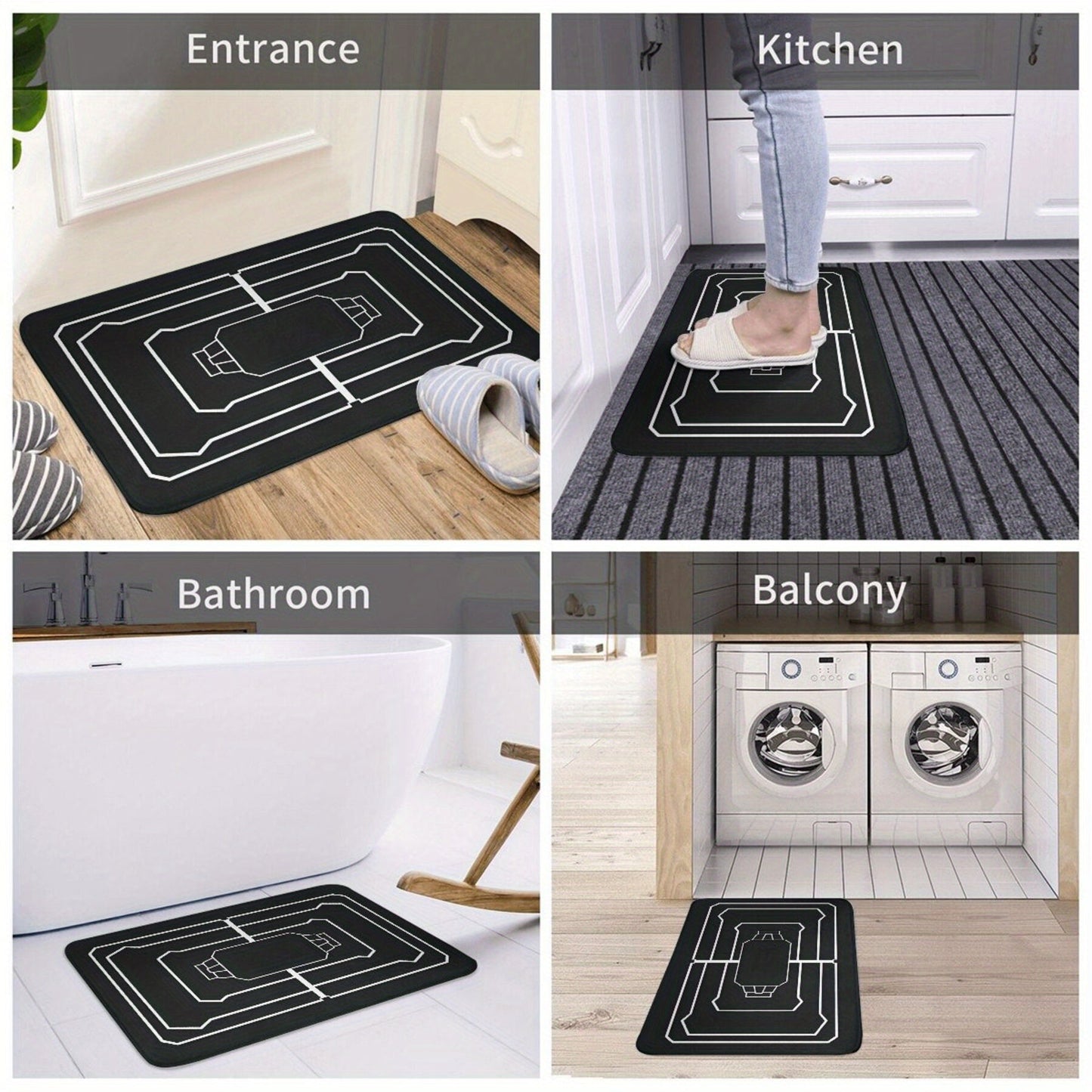 JIT's 1PCS Frost Trap Rainbow 6 Siege Doormat is a lightweight, machine washable welcome rug made of non-slip polyester. Perfect for the living room or hallway, this rectangle-shaped, machine-made decoration mat adds a touch of style to any space.