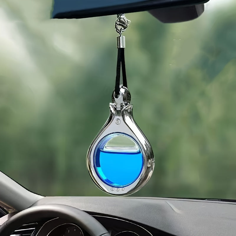 High-end car air freshener pendant - elegant car accessory that can be filled with car perfume.