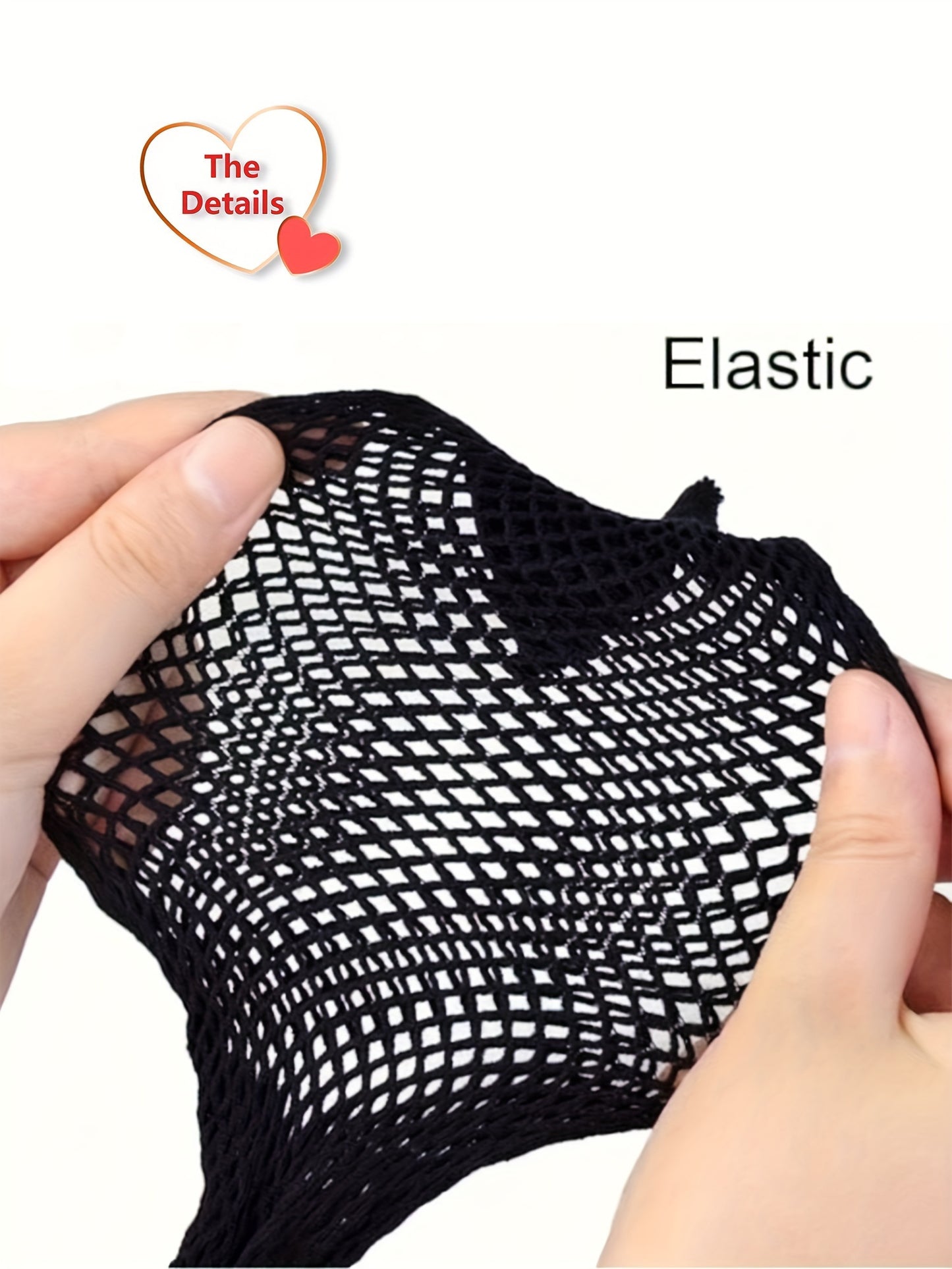 Seductive and alluring black fishnet bodystocking for women