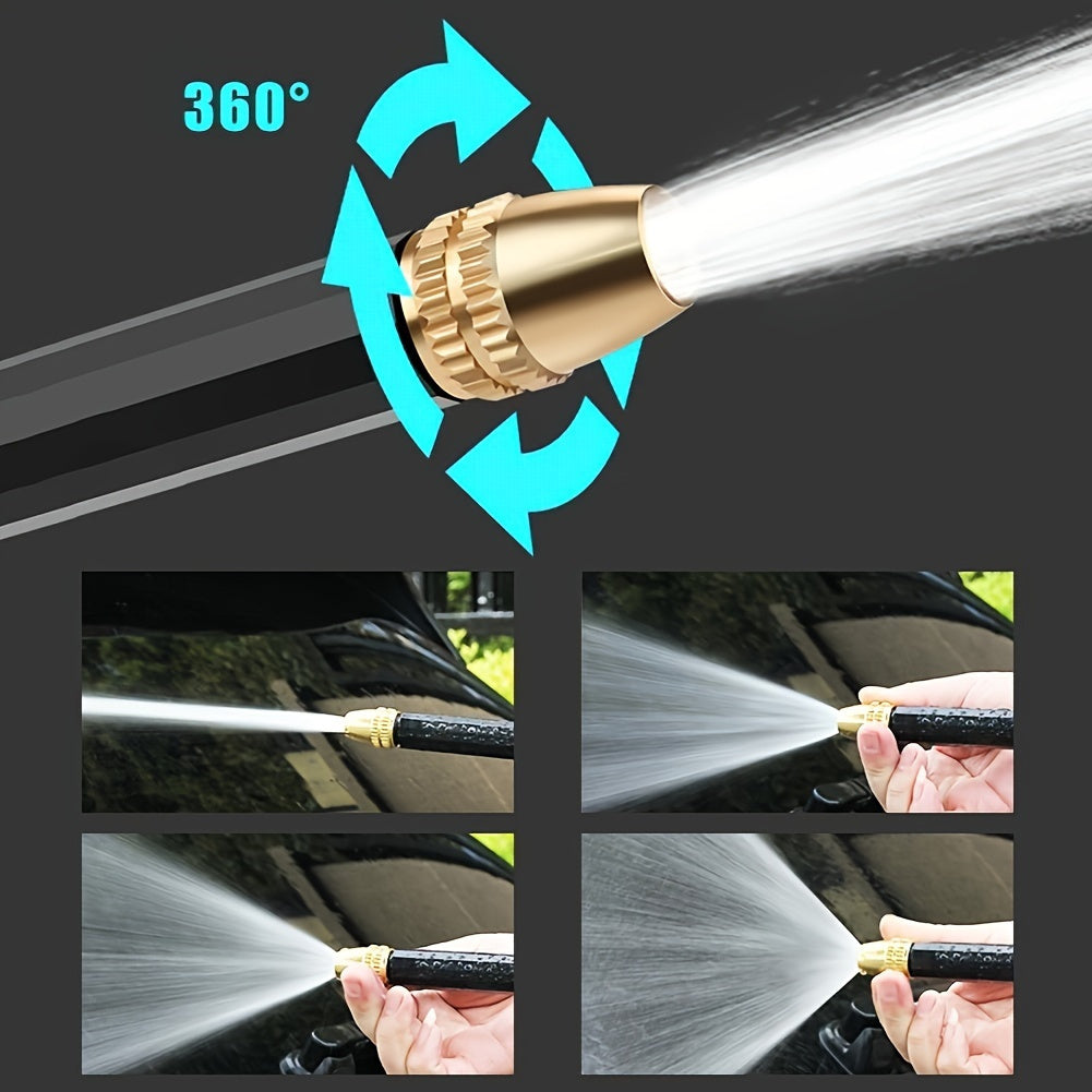 Universal High Pressure Water Hose Nozzle Spray for Garden, Car Cleaning & Pet Care.