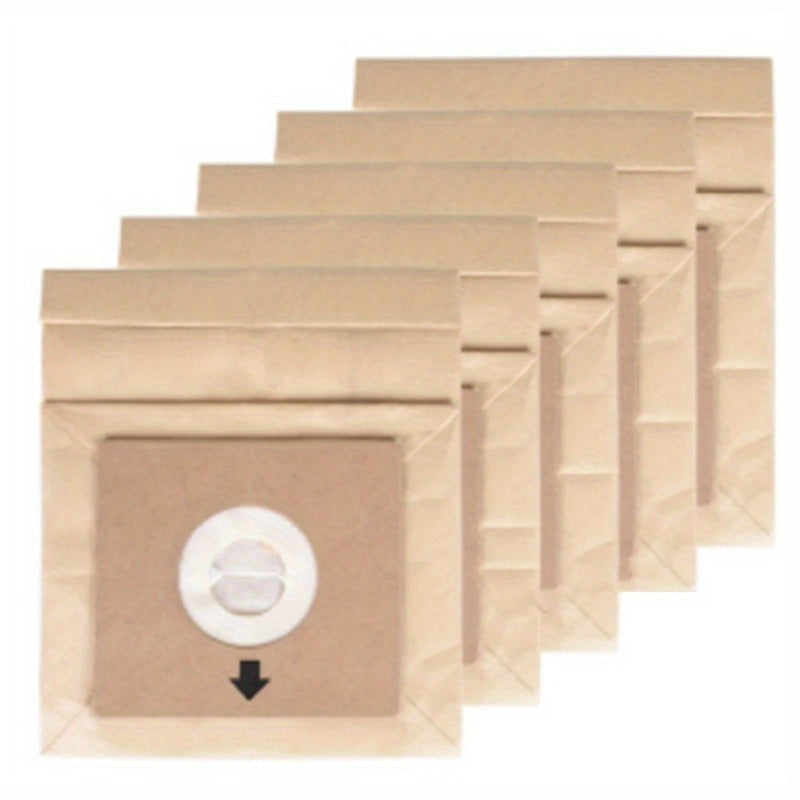 Replacement paper dust bags for Electrolux, Philips, Sharp, Samsung, and Pensonic vacuum cleaners - 5 pieces, measuring 110mmx100mm.