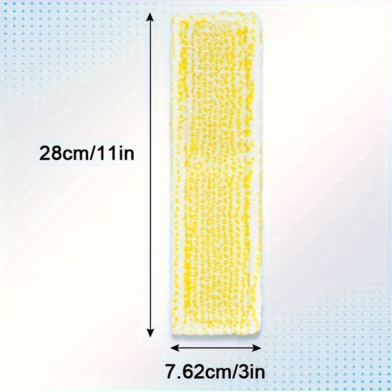 Karcher WV2 WV5 bilan mos keladigan 2 ta Ultra Qabul Qiluvchi Mikroto'qima Mop Padlarini oling - Deraza va Oila Tozalash Ishlari uchun Mukammal Qayta Ishlatiladigan Matolar