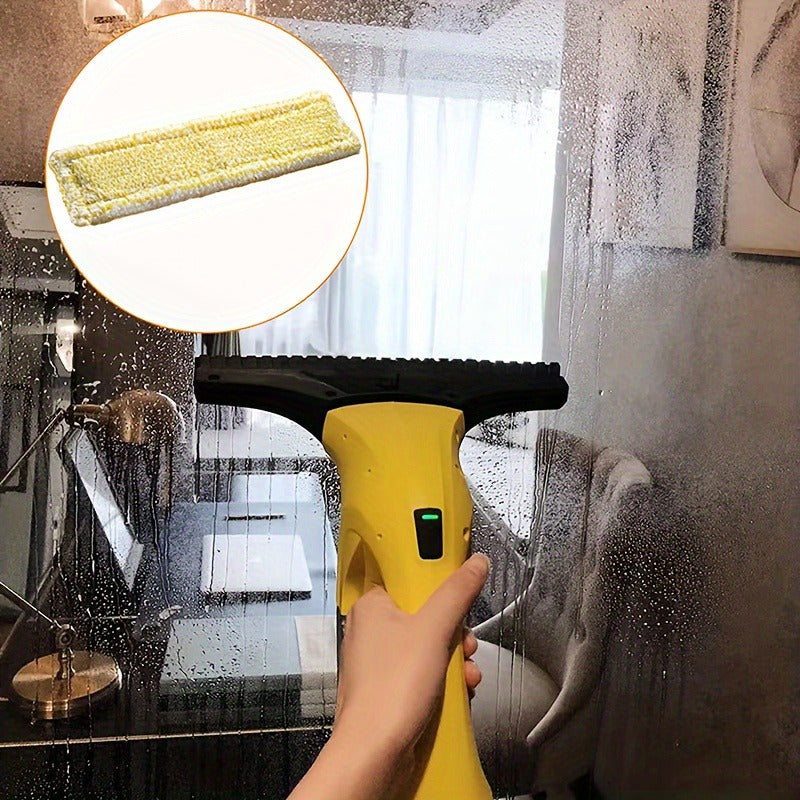 Karcher WV2 WV5 bilan mos keladigan 2 ta Ultra Qabul Qiluvchi Mikroto'qima Mop Padlarini oling - Deraza va Oila Tozalash Ishlari uchun Mukammal Qayta Ishlatiladigan Matolar